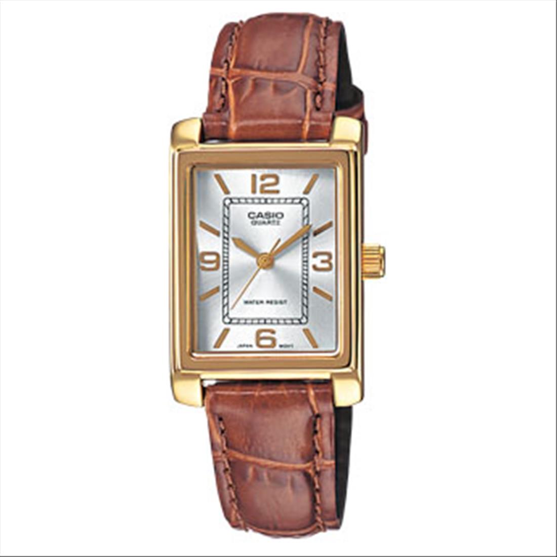 COLLECTION CASIO Analogico Ltp-1234Pgl-7Aef Cinturino Pelle Vetro Minerale  EUR 34,50 - PicClick IT