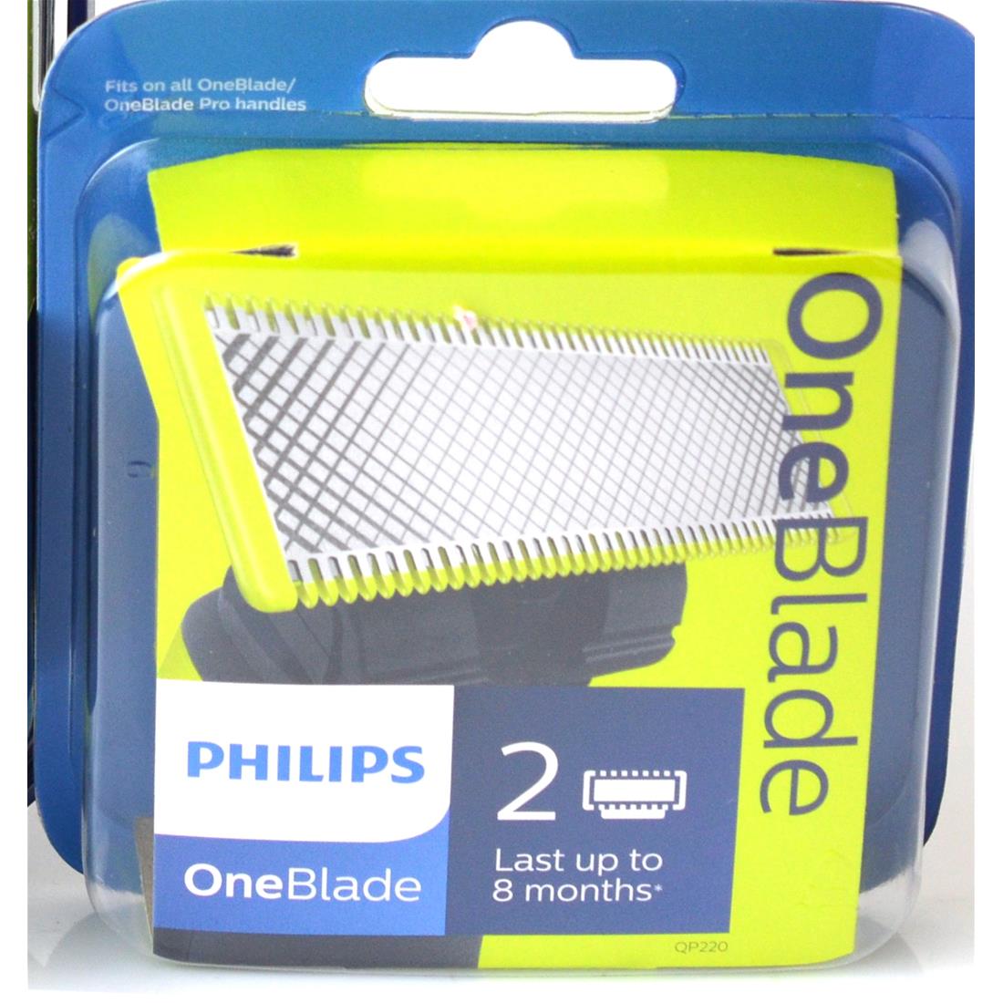 CONFEZIONE DA 2 LAME DI RICAMBIO PER ONE BLADE PRO PHILIPS QP220