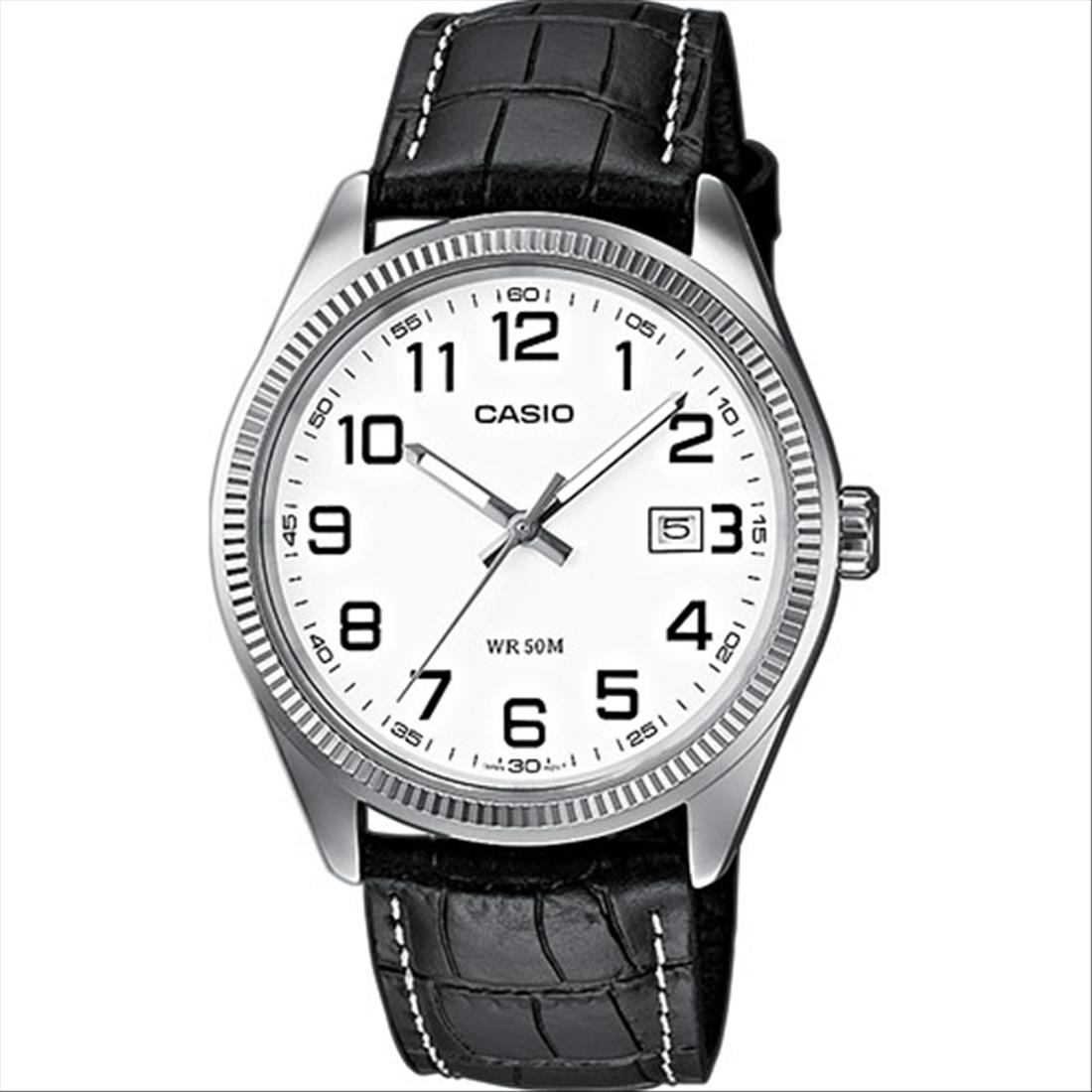CASIO Orologio Analogico Modello Collection MTP-VD01D-1E2VUDF – Uomo, Acciaio Inox, Vetro Minerale, Impermeabile 50m, Datario